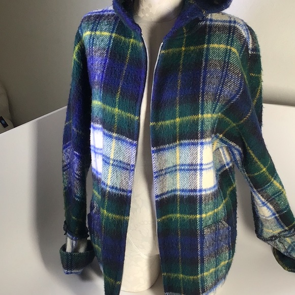 Vintage Westaway & Westaway 100% Pure Lambswool Green Scottish Sweater Vest Sz L - Picture 9 of 11